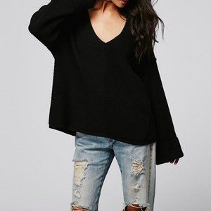 Free People La Brea V-neck Sweater